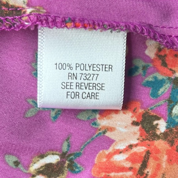 Candie's Vibrant Floral Camisole in Pink - Picture 8 of 9